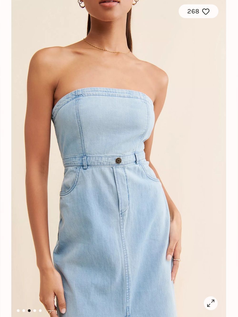 Free People Picture Perfect Midi Dress - Picture 3 of 8